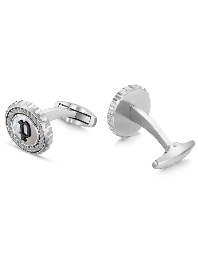 بوليس Cable Cufflinks For Men Stainless Steel