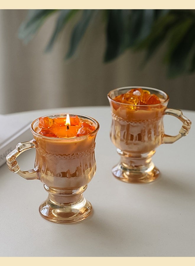 Fianser Candles Handmade Irish Coffee Cup Home Scented 9 Hours Fragrance Aromatherapy Gift Wax Natural Soy Glass Jar Stress Relief Luxury Wedding Bathroom Birthday Yoga Anniversary - Image 2