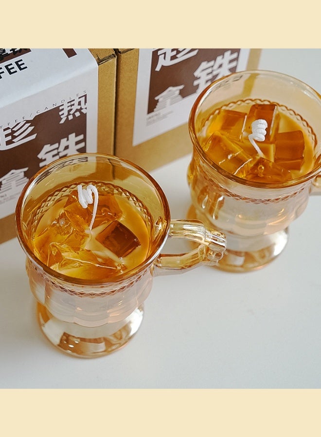 Fianser Candles Handmade Irish Coffee Cup Home Scented 9 Hours Fragrance Aromatherapy Gift Wax Natural Soy Glass Jar Stress Relief Luxury Wedding Bathroom Birthday Yoga Anniversary - Image 5