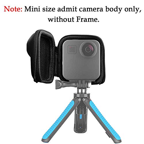 ULBTER Mini Storage Bag Case for GoPro MAX Waterproof 360 Camera + Rubber Lens Cap Cover, Carrying Portable Boxes Accessory for Go pro Max [2+1 Pack] - Image 3