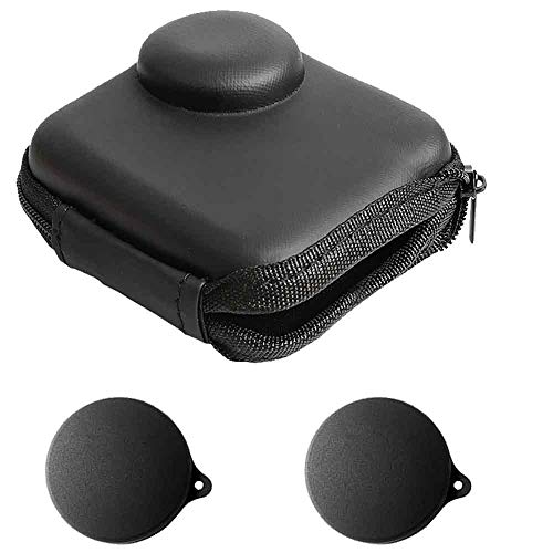 ULBTER Mini Storage Bag Case for GoPro MAX Waterproof 360 Camera + Rubber Lens Cap Cover, Carrying Portable Boxes Accessory for Go pro Max [2+1 Pack] - Image 1