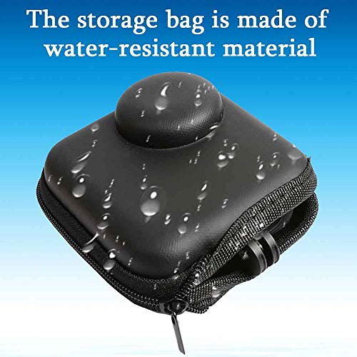 ULBTER Mini Storage Bag Case for GoPro MAX Waterproof 360 Camera + Rubber Lens Cap Cover, Carrying Portable Boxes Accessory for Go pro Max [2+1 Pack] - Image 5