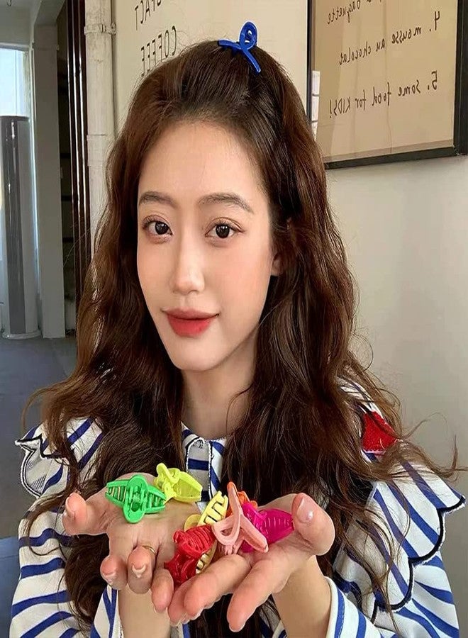 RECTYO GALLERY Mini Hair Claw Clips for Girls and Women Small Hair Clips Colorful Cute Butterfly Clips Hair Accessories 6 Pcs - Image 4