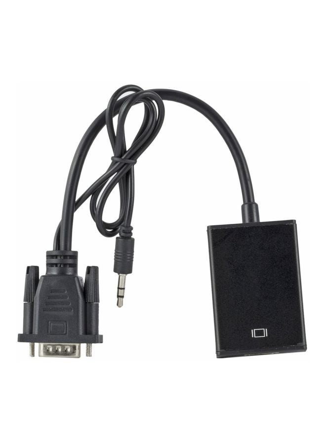 VGA To HDMI Converter Adapter Black - Image 3