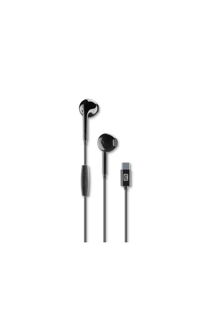 Cellularline Capsule USB-C In-Ear Wired Headphones for Android & Type-C Devices - Image 1