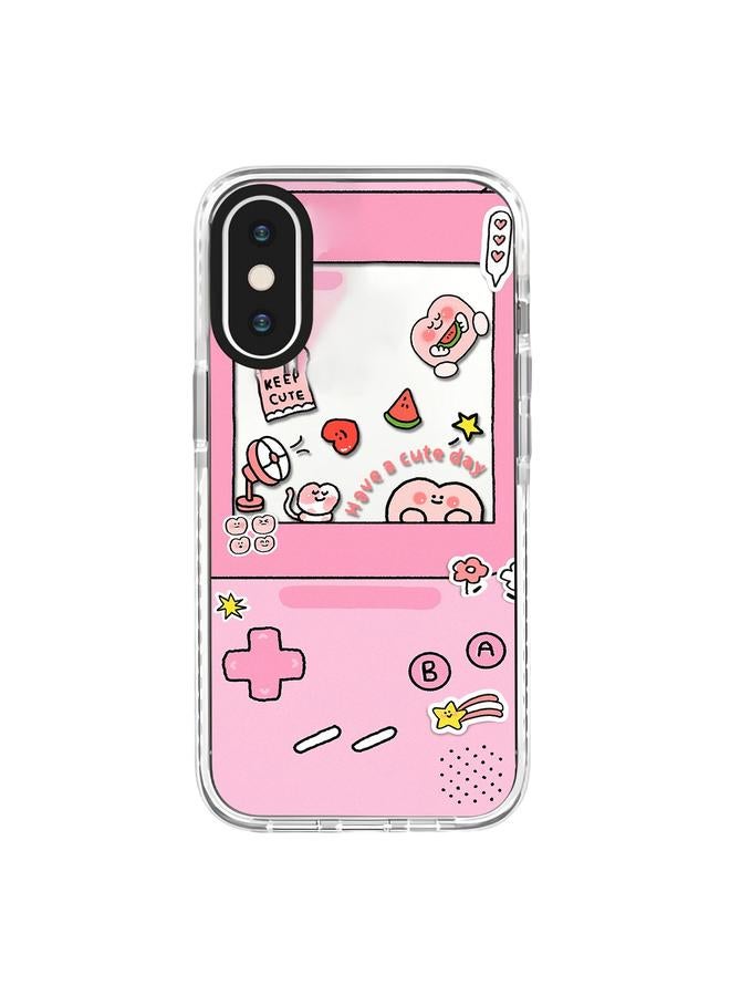 The Bros Case For iPhone XS Max Simple Illustration Pattern Full Coverage Phone Case