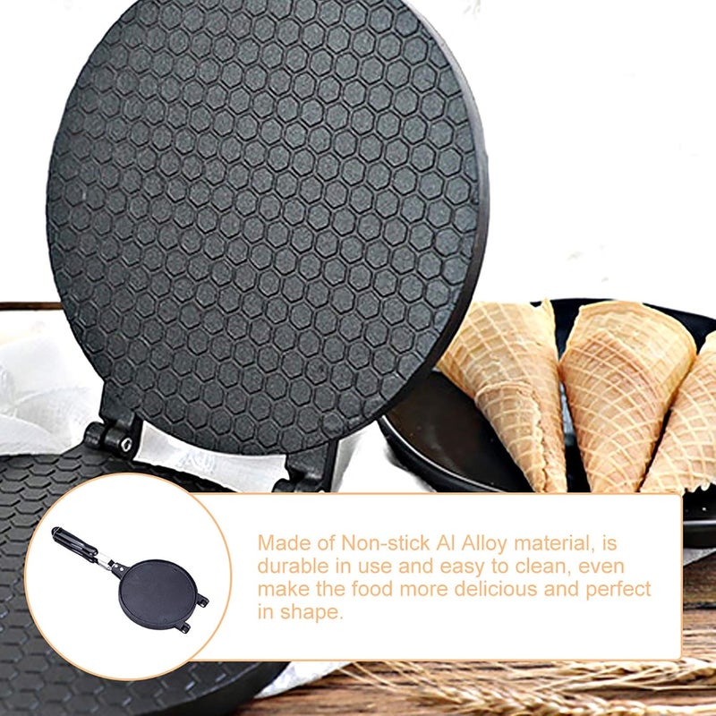 Waffle Maker Non Stick Waffle Irons Pan Egg Roll Maker DIY Ice Cream Pancake Cone Maker Omelet Dessert Cooking Baking Tool for Home Kitchen Restaurant - Image 4