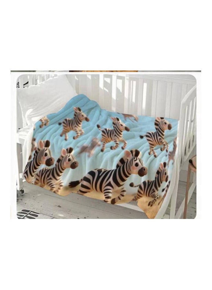 general Children's or student cartoon flannel thin blanket (warm and comfortable, suitable for sleep, games) 100cm*150cm - Image 3