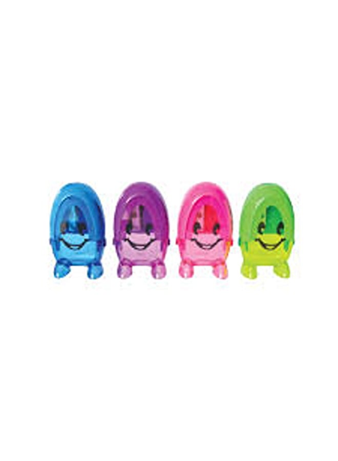Y-Plus Plastic Sharpener, 1 Eye Assorted Colors