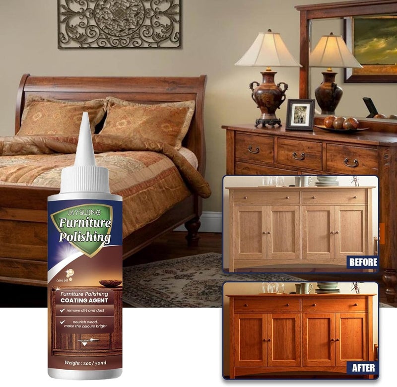 klarako Wood Clean and Protect Spray, Nano Crystal-Plating Agent, For Wood Cabinets, Furniture, Tables, Baseboards, Trim and more - Image 5