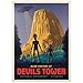 MyPuzzle.com MyPuzzle Devils Tower WY Alien Visitation Vintage Poster Premium 1000 Piece Jigsaw Puzzle for Adults - Image 2