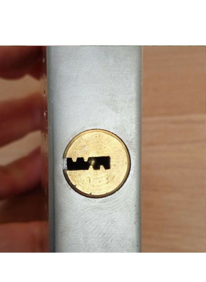 Stainless steel lock with copper cylinder - 70 mm - Image 2