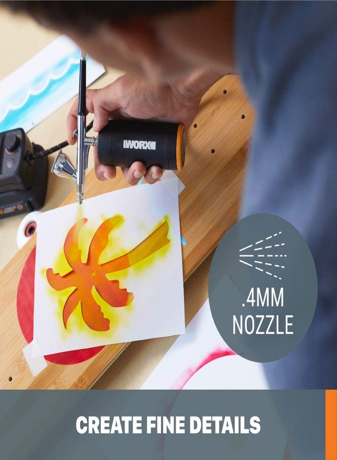 Worx MAKERX WX742L.9 20V Air Brush (Tool Only) - Image 4