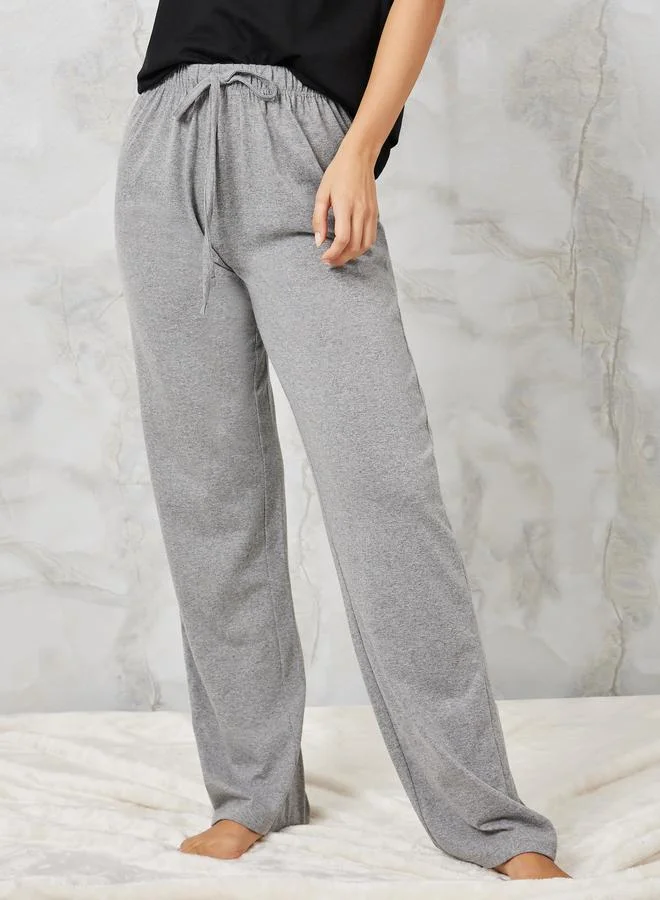 Styli Styli Choose Kindness Embroidered Pocket Tee and Pyjama Set
