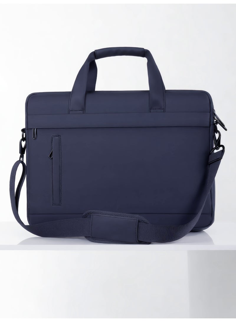 BagVibe حقيبة الكمبيوتر المحمول 15.6 بوصة للرجال والنساء ، متعددة الأغراض رحلات الأعمال الكتف حقيبة كروسبودي ، حقيبة كمبيوتر مكتب البوليستر مقاومة للماء - Image 1