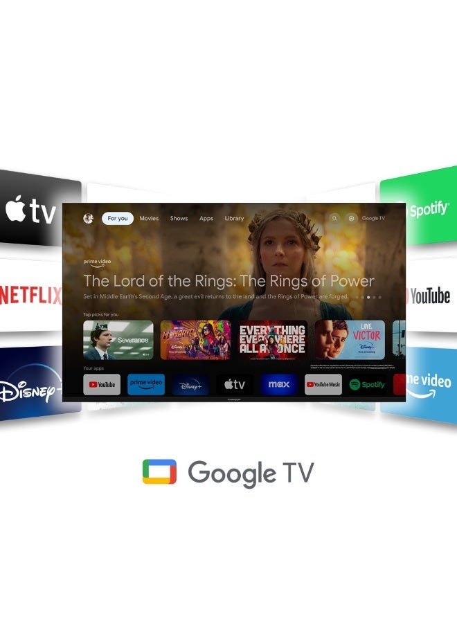 طومسون تلفزيون تومسون 50 QLED ‎4K‎ بنظام Google TV - Image 1