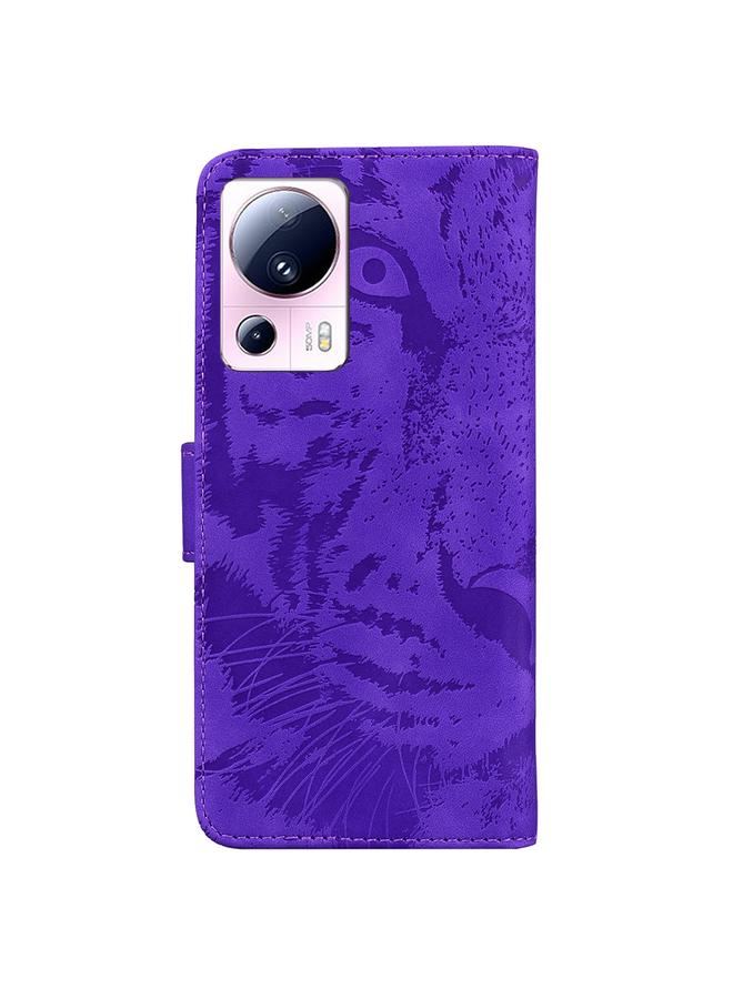 erorex Case For Xiaomi 13 Lite / Civi 2 Tiger Embossing Pattern Flip Leather Phone Case - Image 3
