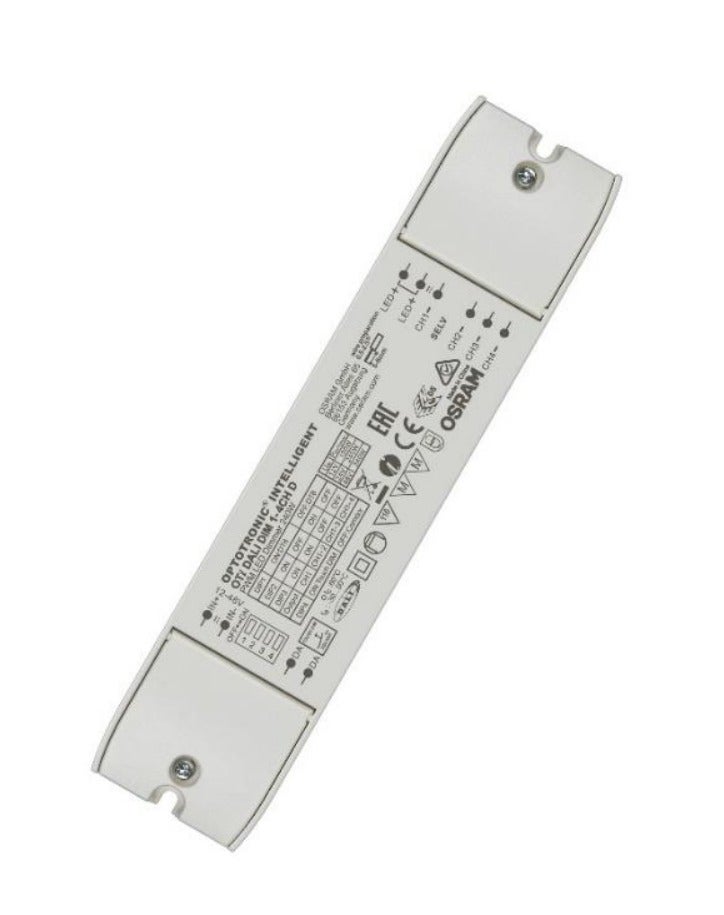 مُخفِّت إضاءة LED من OSRAM طراز OPTOTRONIC DALI DIM 1-CH D (بجهد 12-48 فولت وقدرة 240 واط)