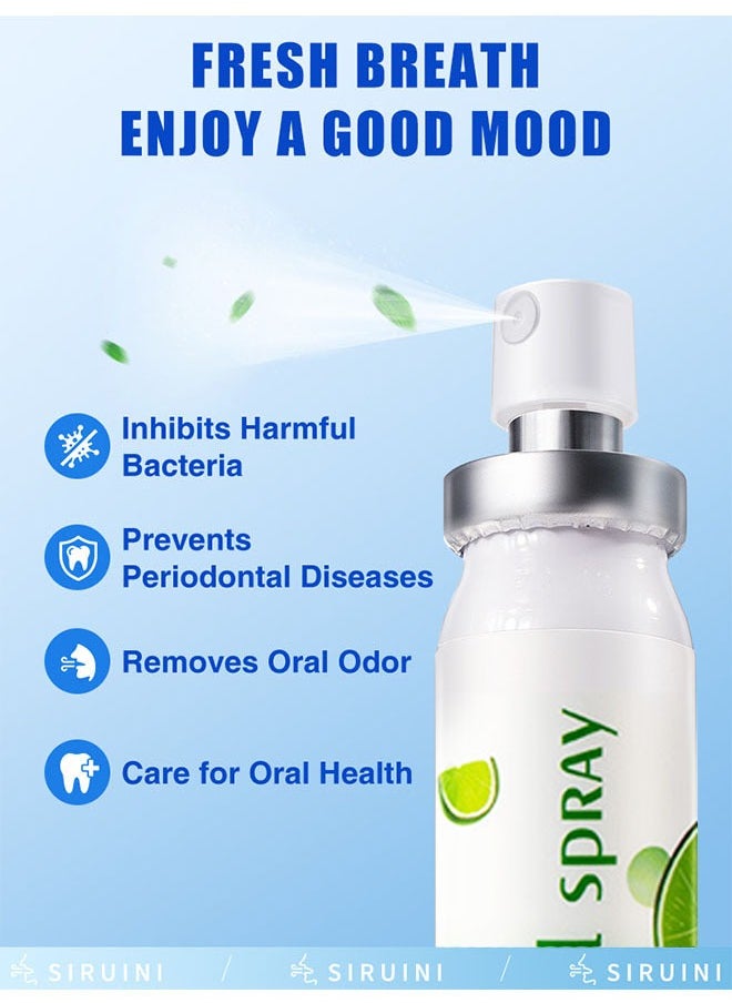 Lemon Multi Effeet Fresh Oral Spray 20ml, Bad Breath Treatment for Adults, Lime Flavor Mouth Freshener, Effective Mouth Spray, Breath Freshener Spray, Oral Care Spray, Mouth Healthy Care  - Image 2