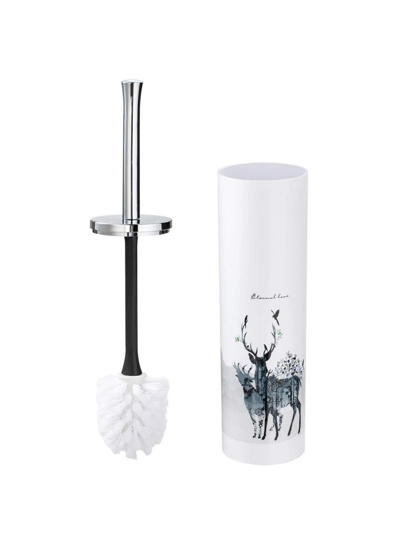 Generic - 6 Piece Bathroom Accessories Set Plastic Bath Ensemble Bath Set Lotion Bottles Toothbrush Holder Tooth Mug Soap Dish Toilet Brush Trash Can - Image 1