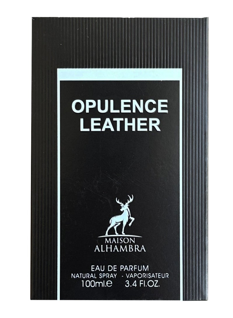 MAISON ALHAMBRA OPULENCE LEATHER EDP 100ml - Image 2