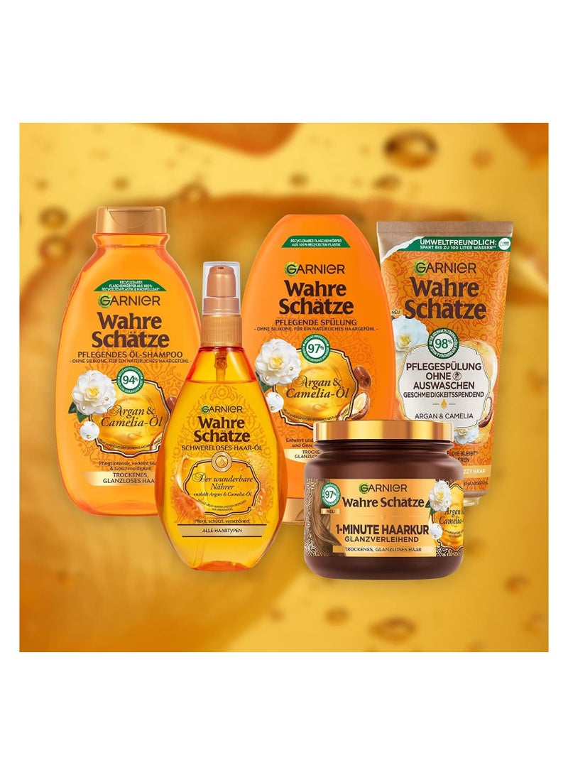 Garnier  Wahre Schätze Nourishing Shampoo Argan & Camelia Oil 300 ML - Image 3