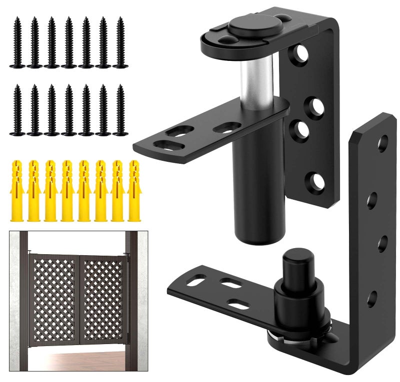 MeBantoo HeavyDuty Self Closing Saloon Door Hinges 304 Stainless Steel SelfReturn Dual Swing Cafe Hinges for Bar Patio Doors 1 Large - Image 2