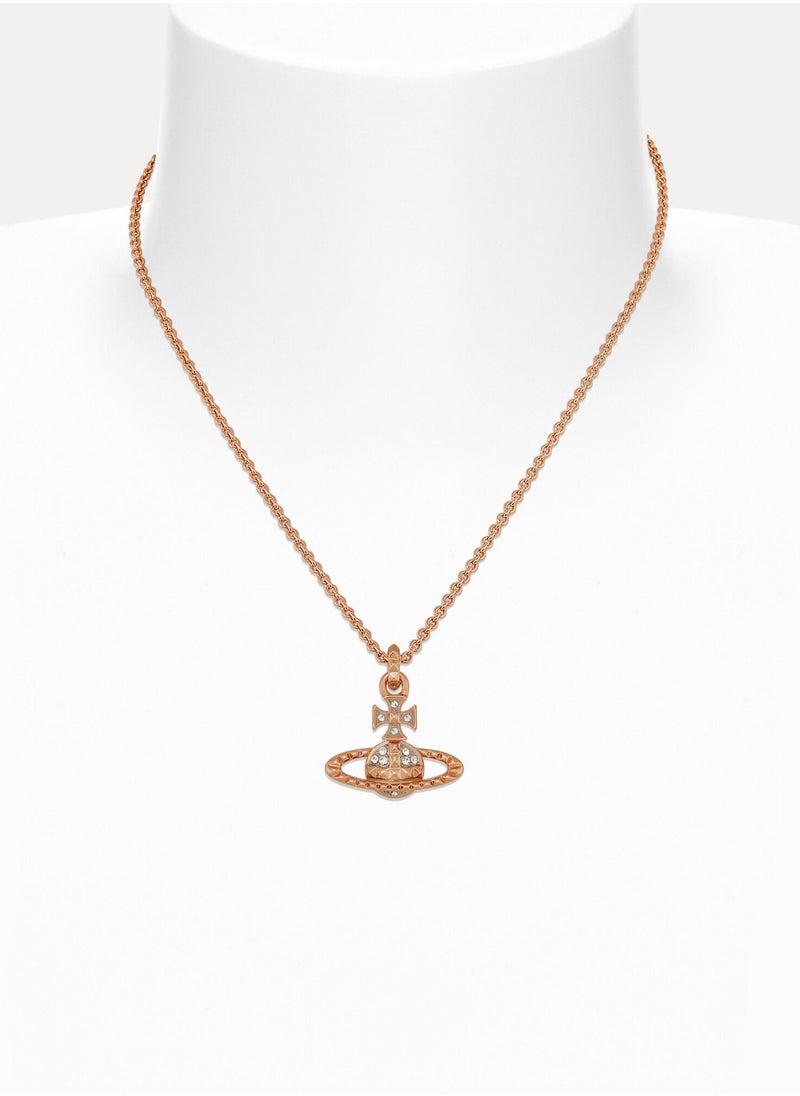 Vivienne Westwood Bas Relief Pendant Necklace-Pink Gold  - Image 2