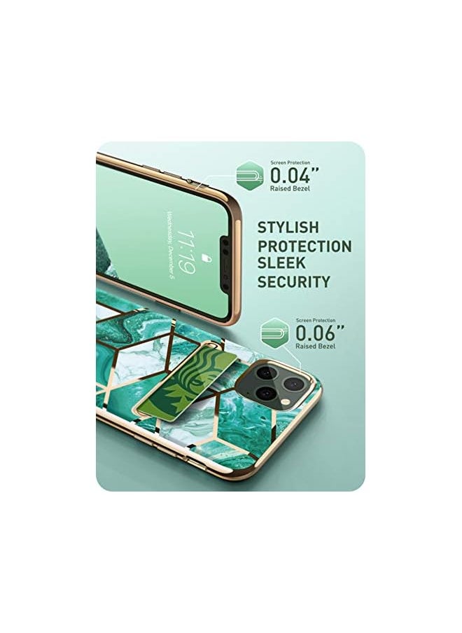 I-blason - Cosmo Wallet Slim Designer Wallet Case for Apple iPhone 11 Pro Max (2019), 6.5", (Green) - Image 1