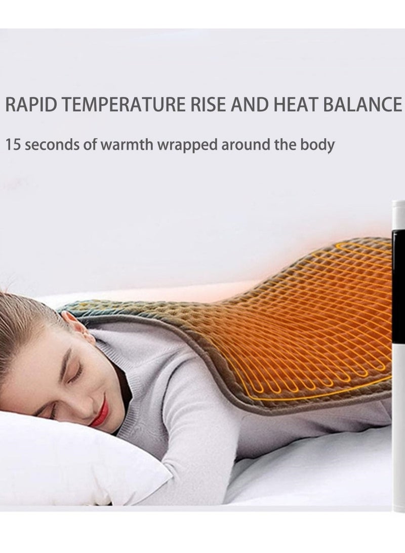 Electric Heating Pad for Back Pain Relief, Portable Heating Pad for Period Cramps Neck and Shoulder,Knee,Arms,Legs, Auto Shut Off Moist Heat Machine Washable Gift for Women Men, 30x60cm - Image 2
