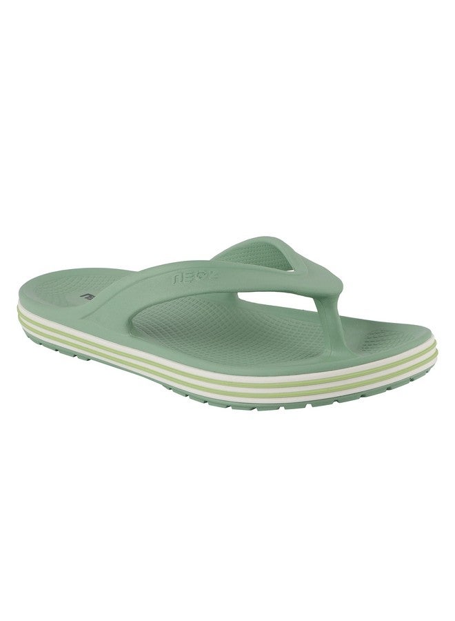 NEOZ Neoz Ultra Soft Women's Slippers with Cushion FootBed for Adult | Comfortable & Light Weight| Stylish & Anti-Skid| Waterproof & Everyday Flip Flops for Ladies/Girls, W-COOLZ-51-MINT_5  - Image 1