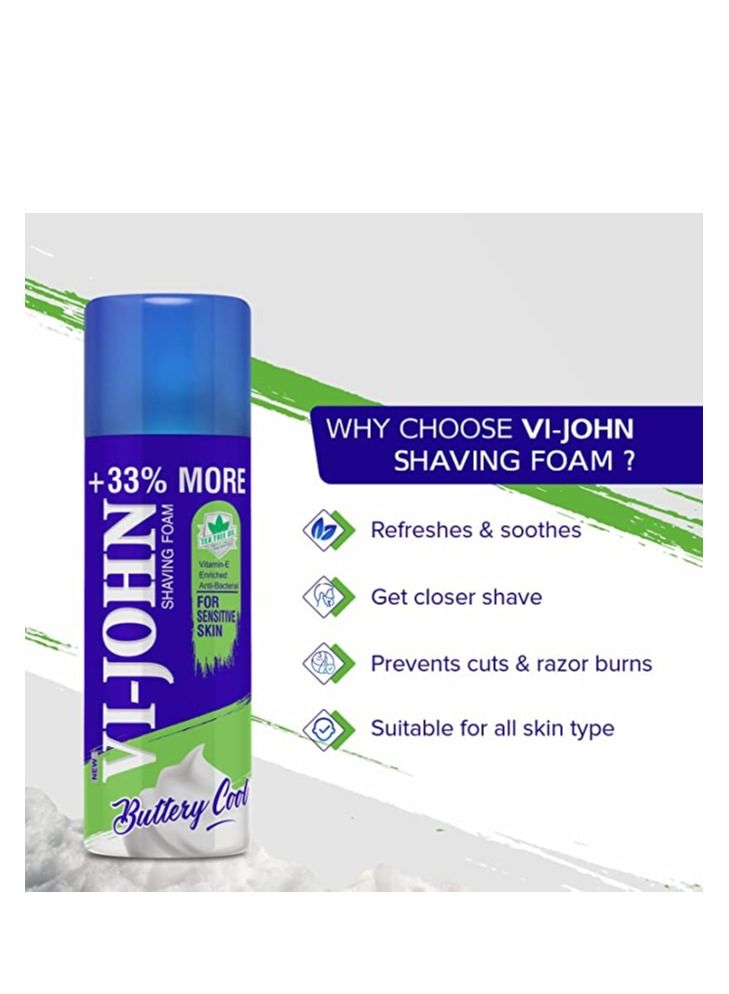 vi john Vi-John Shaving Foam Sensitive Skin 400G 