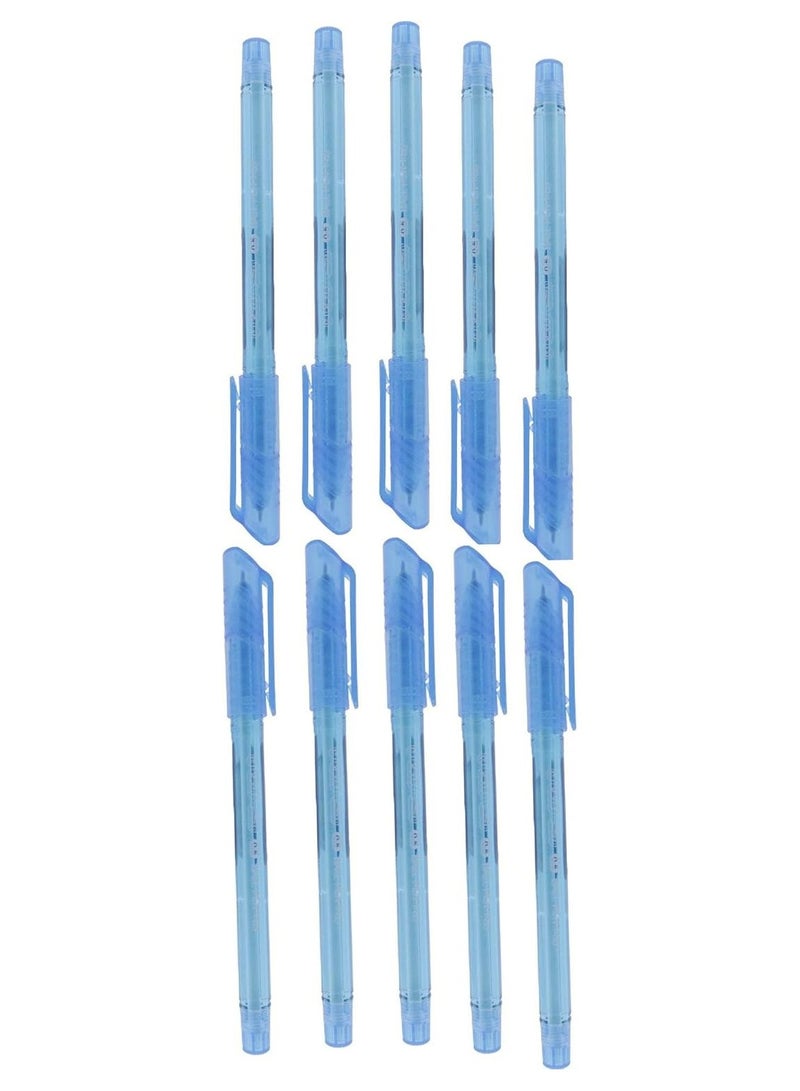 روكو أقلام حبر جاف روكو 1427 – حبر أزرق، سن متوسط، عبوة 10 أقلام - Image 2