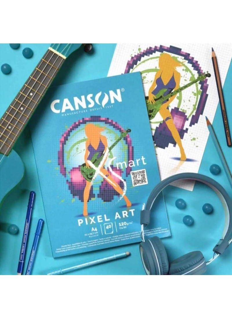 CANSON - Xsmart Pixel Art A4 120G 40 Pages - Image 1