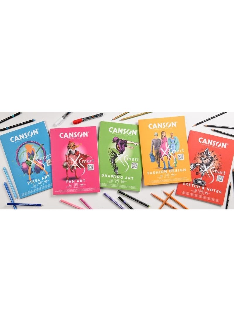 CANSON - Xsmart Pixel Art A4 120G 40 Pages - Image 1