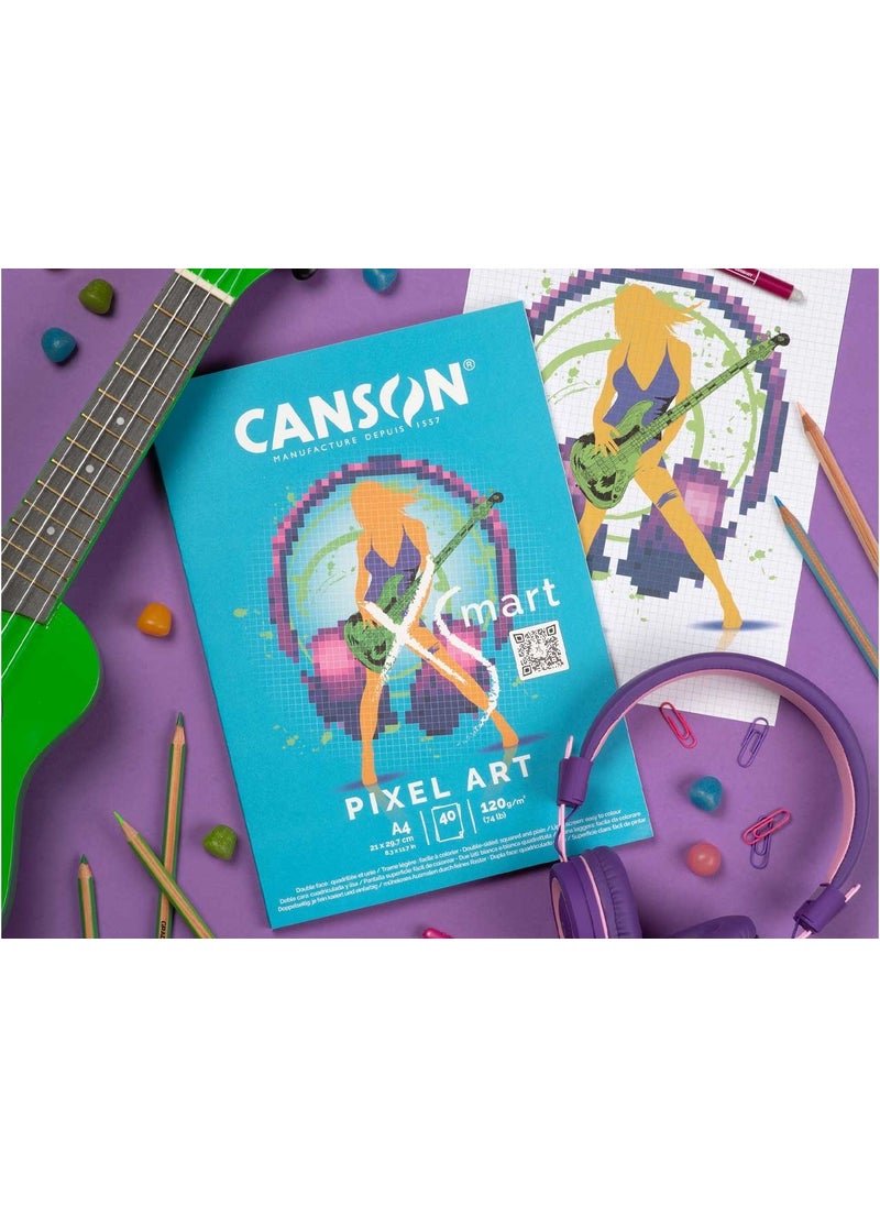 CANSON - Xsmart Pixel Art A4 120G 40 Pages - Image 1
