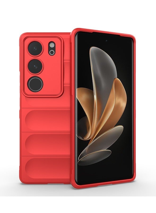 X-level Soft Silicone Case Cover For Vivo V29 5G/V29Pro/S17/S17Pro/S17T With Comfortable Feeling Anti-Fingerprint Phone Accessory Camera Len Protector Shockproof Anti-scratch Anti-drop Shell Back Cover - Image 1