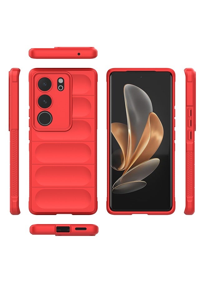 X-level Soft Silicone Case Cover For Vivo V29 5G/V29Pro/S17/S17Pro/S17T With Comfortable Feeling Anti-Fingerprint Phone Accessory Camera Len Protector Shockproof Anti-scratch Anti-drop Shell Back Cover - Image 2