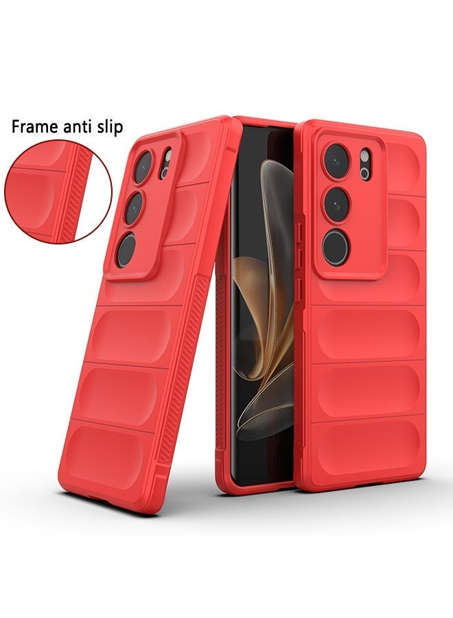 X-level Soft Silicone Case Cover For Vivo V29 5G/V29Pro/S17/S17Pro/S17T With Comfortable Feeling Anti-Fingerprint Phone Accessory Camera Len Protector Shockproof Anti-scratch Anti-drop Shell Back Cover - Image 3