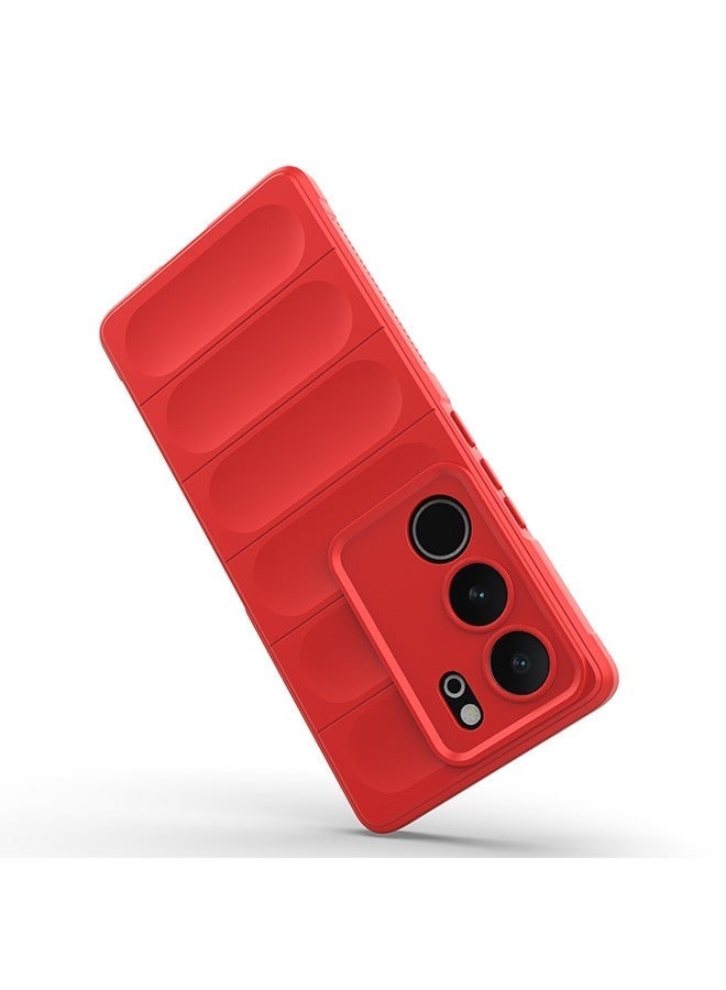 X-level Soft Silicone Case Cover For Vivo V29 5G/V29Pro/S17/S17Pro/S17T With Comfortable Feeling Anti-Fingerprint Phone Accessory Camera Len Protector Shockproof Anti-scratch Anti-drop Shell Back Cover - Image 5