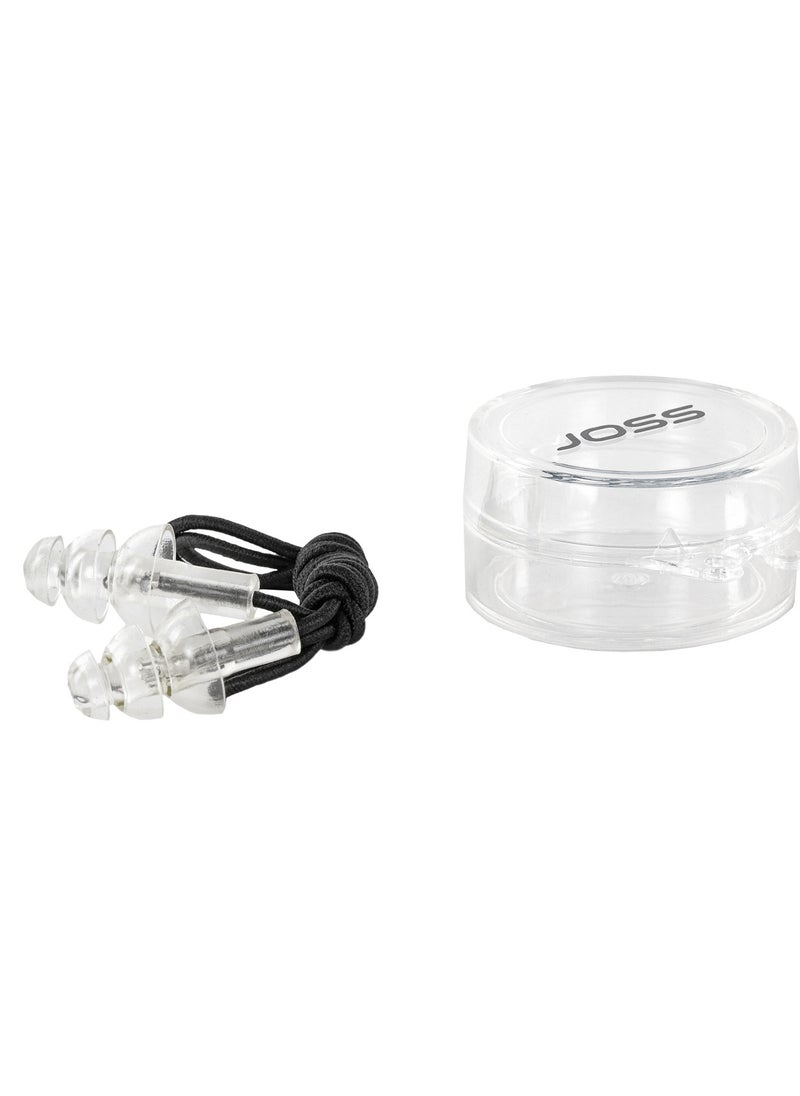 Joss JOSS Reusable Silicone Earplugs with Carry Case – Swimming & Noise Reduction Ear Plugs with Cord  - Image 2