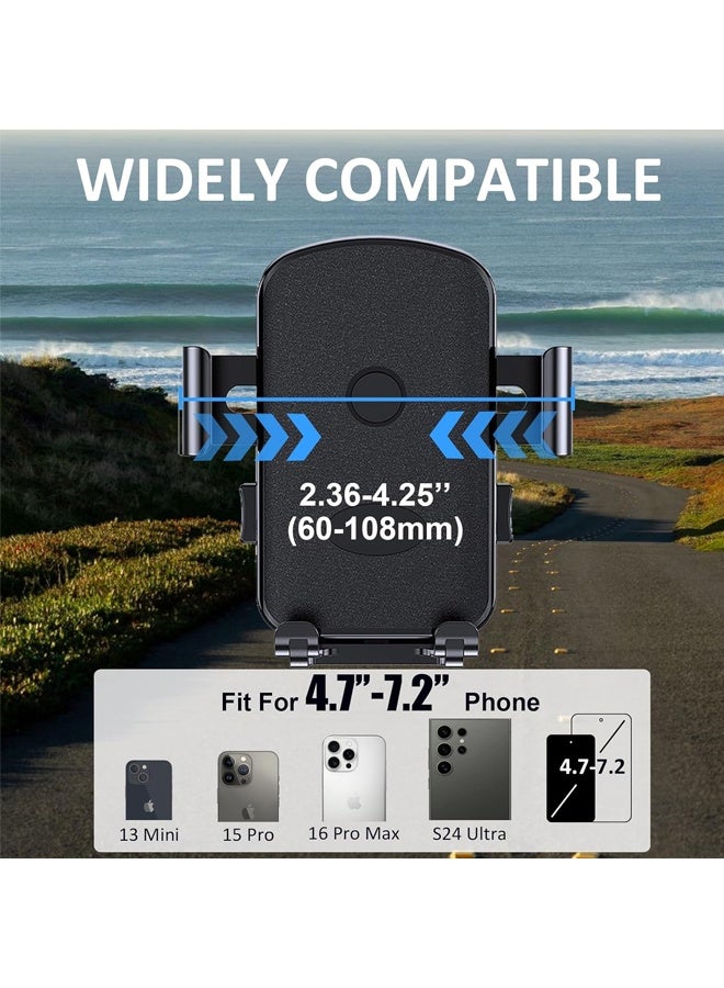 بولوز حامل تثبيت هاتف للدراجة ، حامل هاتف للدراجة النارية للسكوتر ، جبل ، دراجة ترابية ، عربة أطفال ودراجة نارية ، حامل هاتف مقود دوار 360 درجة متوافق مع هواتف آيفون وأندرويد الذكية من 4.5 إلى 7.2 بوصة - Image 2