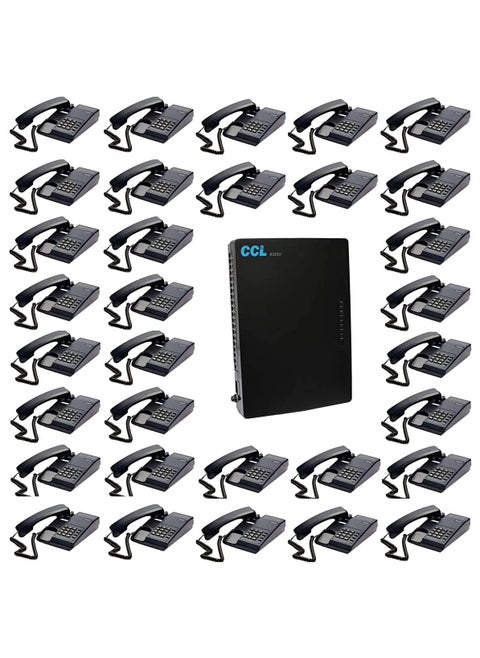 NAVKAR SYSTEMS CCL 432 EPABX Intercom with 32 pcs BEETEL C11 Phones