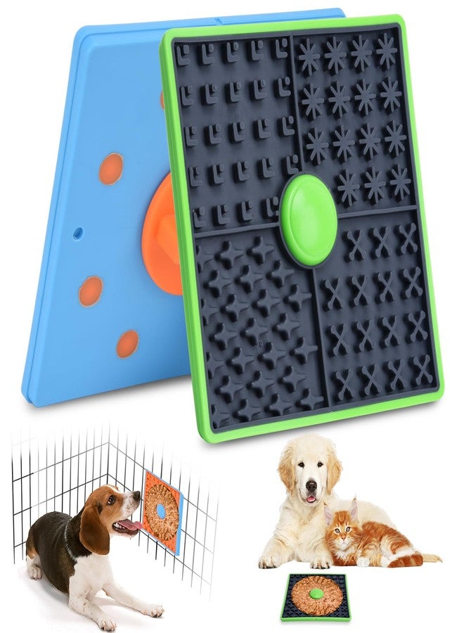 ChengFu Lick Mat for Dogs Crate, Lick Mat for Dog, Dog Peanut Butter Lick Pads, Crate Training Aids for Puppies Slow Food Licking Pad(1 Pack) - Image 1