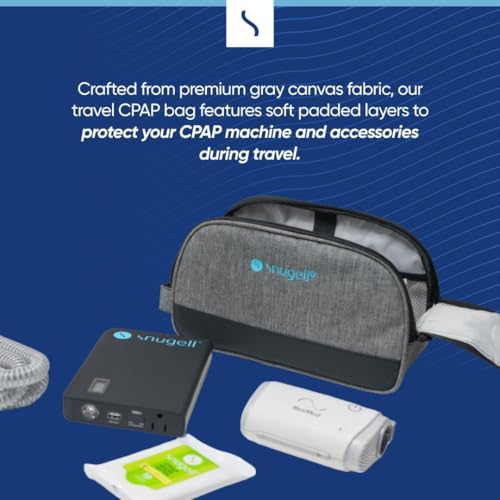 Snugell Travel Bag for CPAP Machines Compatible with ResMed AirMini TravelFriendly Lightweight - Image 3