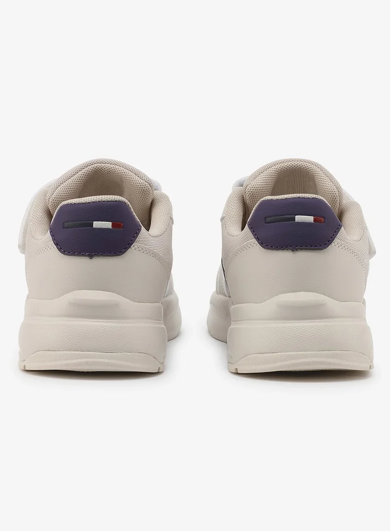 U.S. Polo Assn. 6P LORENA JR GLB 6FX GIRL OD_BEIGE U.S. Polo Assn. Lorena Girl's Comfortable Stylish Casual Everyday Low Top Sneaker - Beige for Kids | Best Price UAE