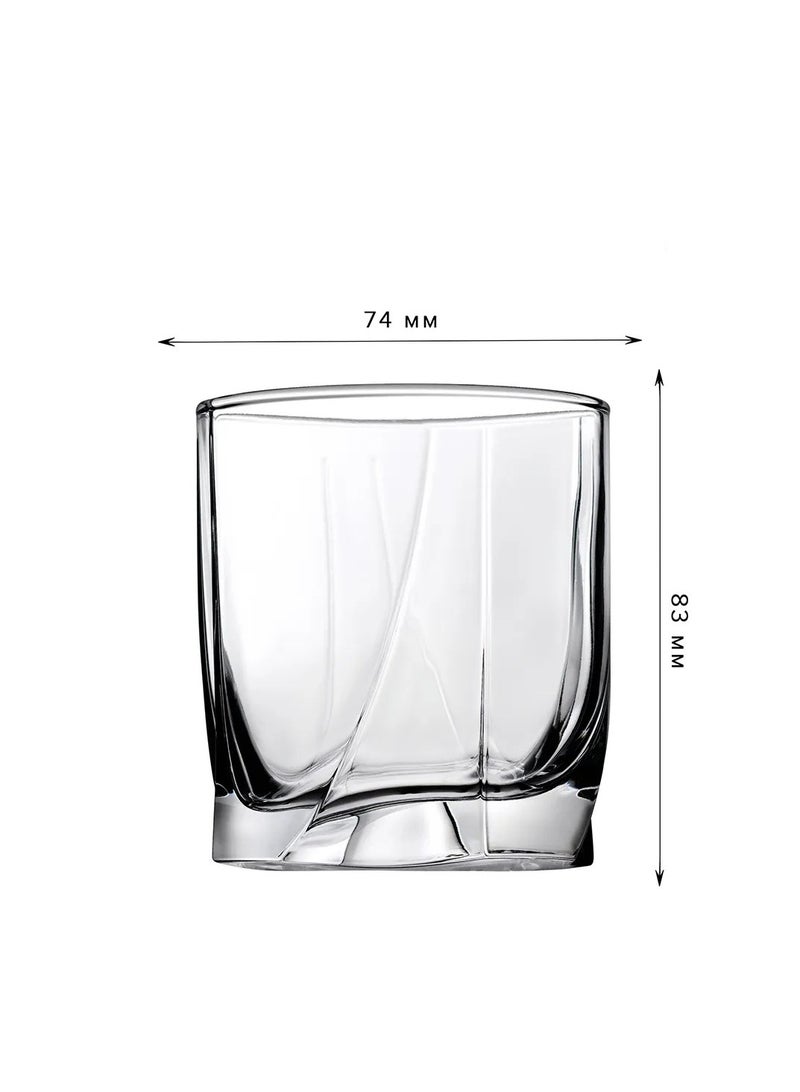 باساباش طقم كاسات ماء زجاج لونا 6 قطعة 245 مل باشاباشي - Image 5