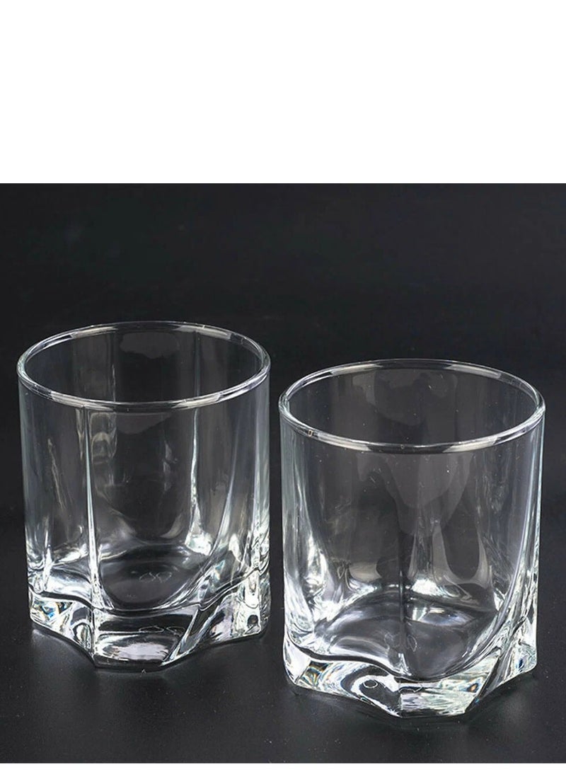 باساباش طقم كاسات ماء زجاج لونا 6 قطعة 245 مل باشاباشي - Image 1