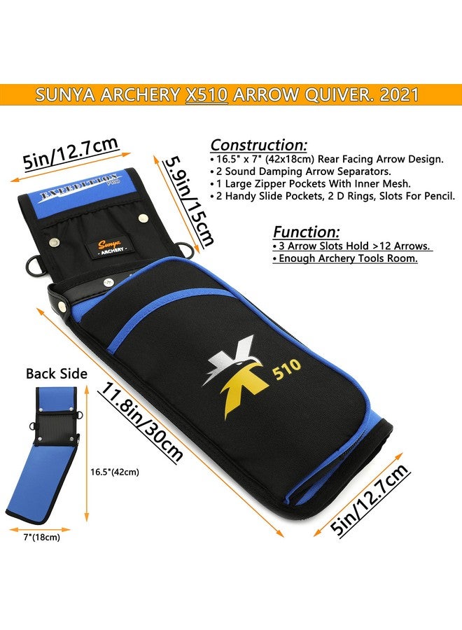 Sunya SUNYA Arrow Quiver, Hip Quiver for Compound Bow and Recurve Bow. Bow Quiver for Arrows. Field Archery Quiver - 3 Arrow Holder Slot  - Image 3
