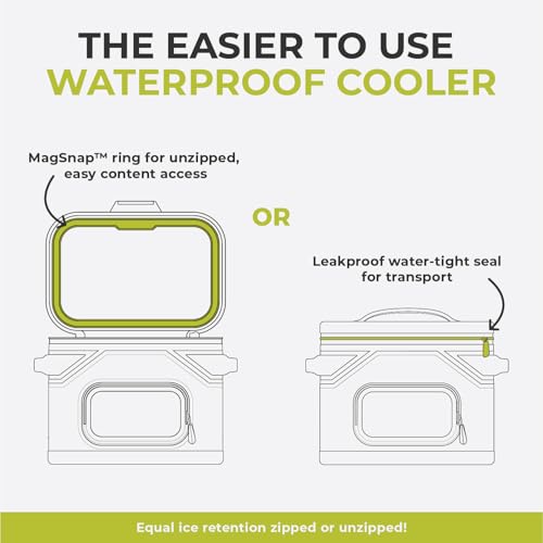 CORE Magnetic Leak Proof 12 Can Soft Cooler with Waterproof Zipper | Insulated Bag Portable Ice Chest Box | Best Soft Cooler for Food & Beverages for Tailgating, Car Camping, and Family Beach Picnics - Image 2
